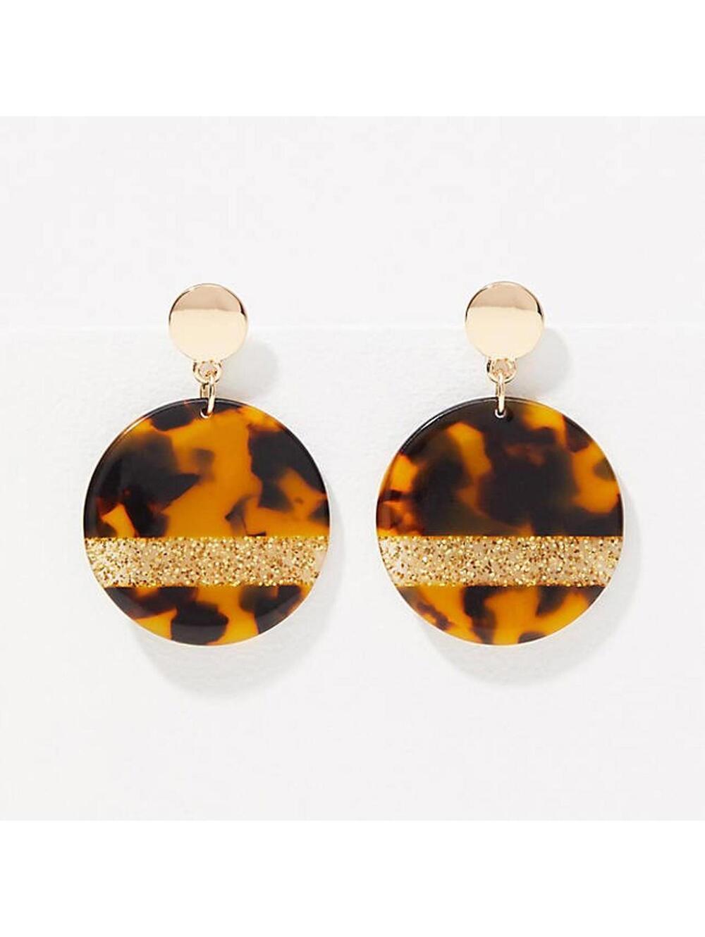 LOFT Glitter Resin Drop Earrings